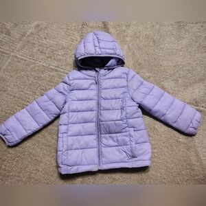 Urban Republic Little Girls Lavender Purple Puffer Coat Hooded Size 4T